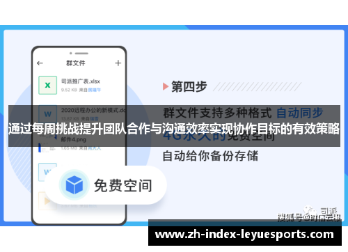 通过每周挑战提升团队合作与沟通效率实现协作目标的有效策略